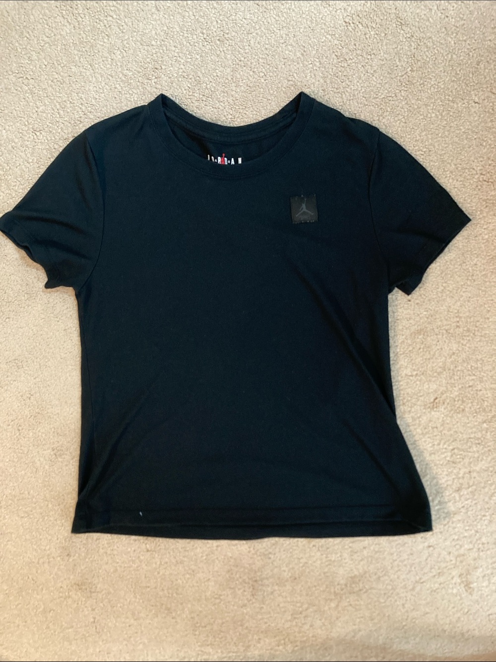 Jordan Black Short Sleeve Crewneck Tee